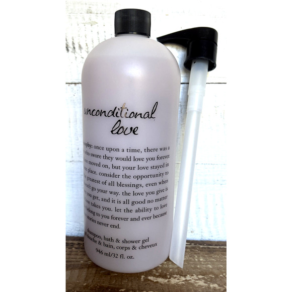 New Philosophy UNCONDITIONAL LOVE Shampoo Bath & Shower Gel 32 oz w/ Pump - Picture 1 of 1